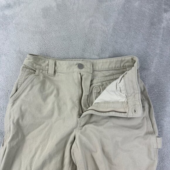 TNA Greenwich Pant Tan Straight Leg Pants Women’s Size 4 US - Picture 8 of 12